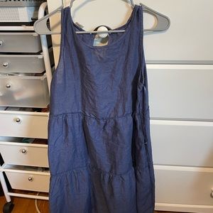 Navy Blue Babydoll Dress